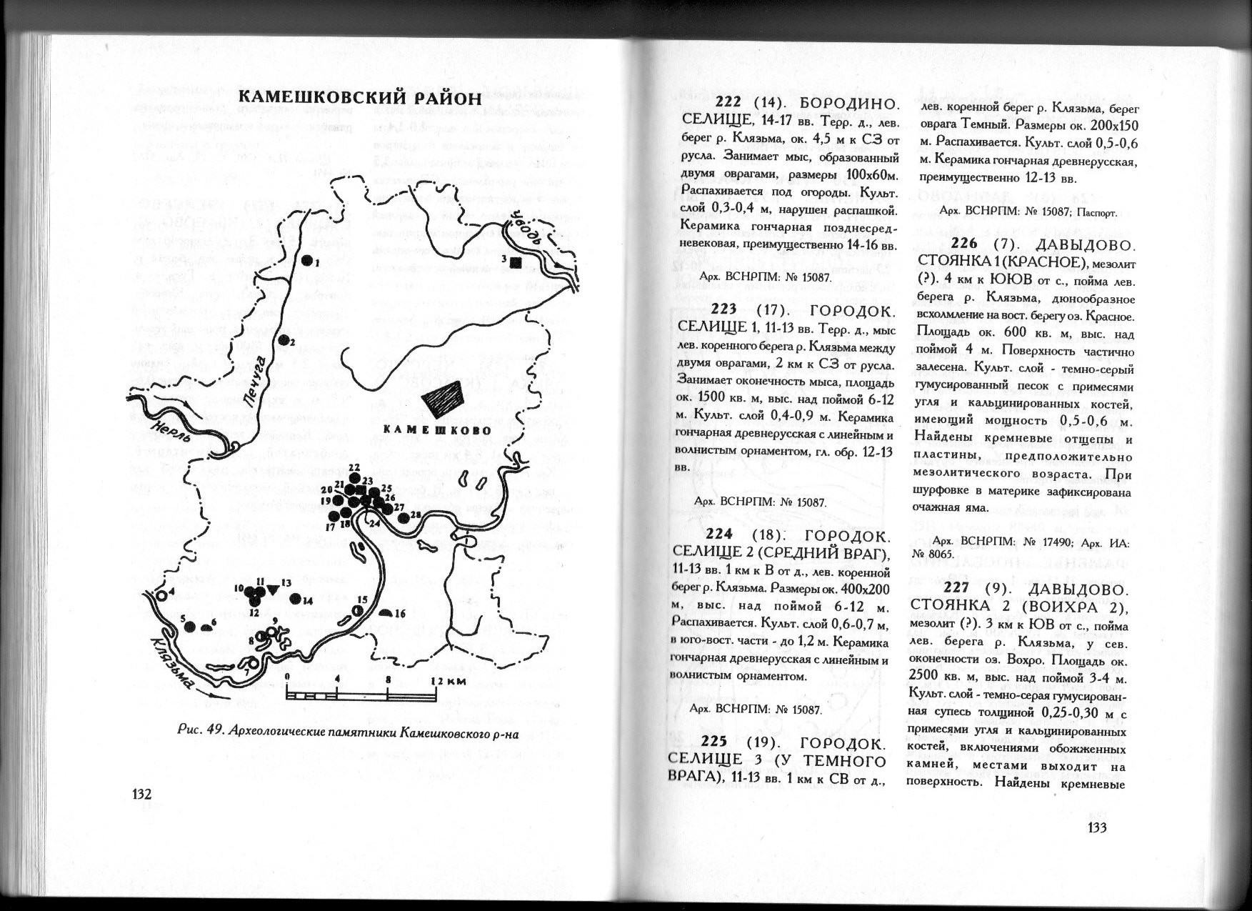 Акр владимирской области карта