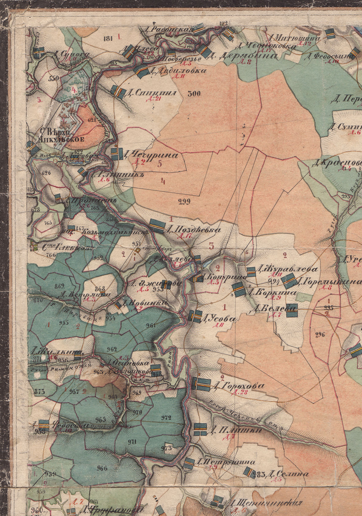 Карта менде ярославской губернии 1857 смотреть